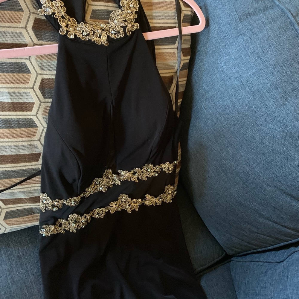 Black prom of special occasions dress